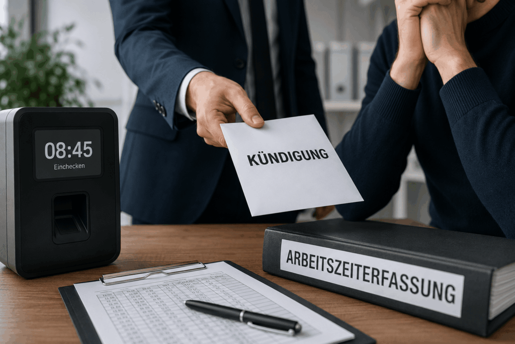 Arbeitszeiterfassung als Kündigungsgrund Was Arbeitgeber und Arbeitnehmer wissen sollten
